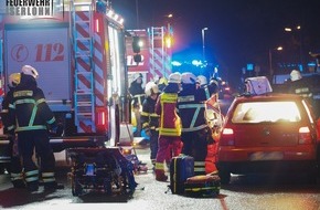 Feuerwehr Iserlohn: FW-MK: Schwer verletzt nach Verkehrsunfall