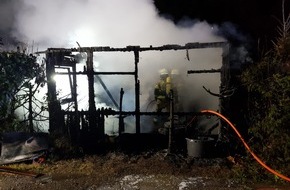 Feuerwehr Xanten: FW Xanten: Brand auf Campingplatz