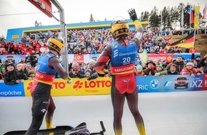 FIL - Internationaler Rodel Verband: Rodelelite startet erneut in Thüringen / Zweiter von drei Sprint-Weltcups am Sonntag