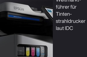EPSON Deutschland GmbH: IDC: Epson mit 34,1 Prozent Weltmarktf&uuml;hrer f&uuml;r Tintenstrahldrucker