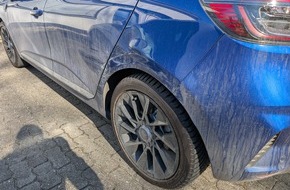 Polizeidirektion Itzehoe: POL-IZ: 250318.1 Marne: Fahrerflucht nach Blechschaden - Polizei bittet um Hinweise