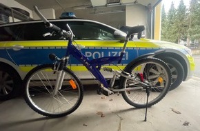 Polizeiinspektion Hildesheim: POL-HI: Fundfahrrad in 31028 Gronau (Leine)/OT Barfelde - Zeugenaufruf
