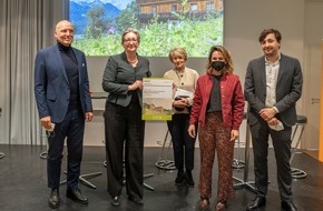 Rudolf Pichlmayr-Stiftung: Pressemitteilung Preisverleihung Wettbewerb "Erweiterung Rehabilitationszentrum Ederhof - Bundesministerin Klara Geywitz ehrt Preisträger:innen