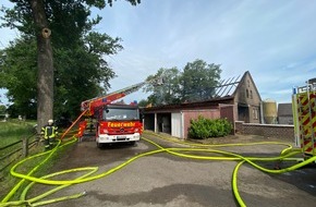 Feuerwehr Gelsenkirchen: FW-GE: Schlussmeldung Feuer Bauernhof Gelsenkirchen-Hassel
