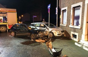 Polizei Aachen: POL-AC: Mehrere Verletzte nach Verkehrsunfall