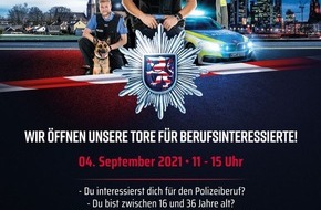 Polizeipräsidium Frankfurt am Main: POL-F: 210826 -1033 Frankfurt - Polizeipräsidium: Reopening - Veranstaltung für Berufsinteressierte