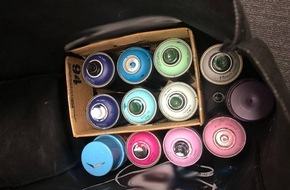 Bundespolizeidirektion Berlin: BPOLD-B: Polizeibekannte Graffitisprayer von Bundespolizei festgenommen