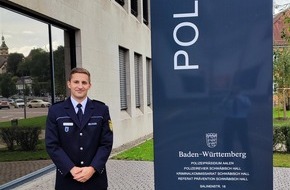 Polizeipräsidium Aalen: POL-AA: Polizeirat Tobias Ostermann wird neuer Leiter des Polizeireviers Schwäbisch Hall