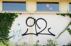 Polizeiinspektion Ludwigslust: POL-LWL: Polizei ermittelt nach mehreren Graffiti- Schmierereien an Schule
