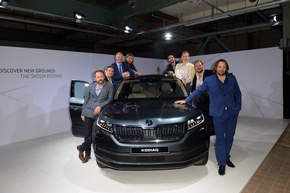 Deutsche Schauspielstars bei Weltpremiere des SKODA KODIAQ hautnah dabei