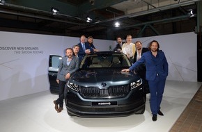 Skoda Auto Deutschland GmbH: Deutsche Schauspielstars bei Weltpremiere des SKODA KODIAQ hautnah dabei