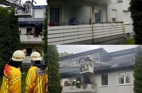 Feuerwehr Bochum: FW-BO: Feuer auf Balkon