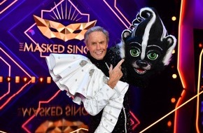 ProSieben: "The Masked Singer" gewinnt mit 24,2 Prozent Marktanteil den Samstagabend / Rock and Roll-Legende Peter Kraus hebt die Stinktier-Maske