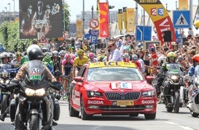 Skoda Auto Deutschland GmbH: SKODA unterstützt die Tour de France zum 14. Mal (FOTO)