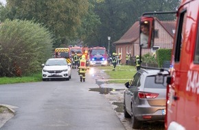 Feuerwehr Flotwedel: FW Flotwedel: Technischer Defekt an Heizung sorgt für Feuerwehreinsatz