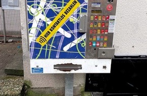 Polizeipräsidium Westpfalz: POL-PPWP: Automat geknackt und Müll hineingeworfen