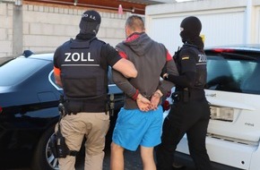 Zollfahndungsamt Frankfurt am Main: ZOLL-F: Drei Festnahmen - Vermögensarreste vollstreckt - Schlag der Zollfahndung Frankfurt gegen die Drogenkriminalität