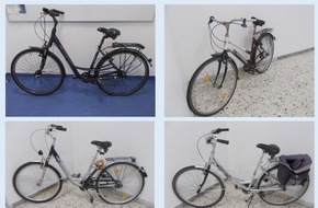 Polizeipräsidium Mannheim: POL-MA: Mannheim-Friedrichsfeld: Fahrräder sichergestellt - Eigentümer gesucht