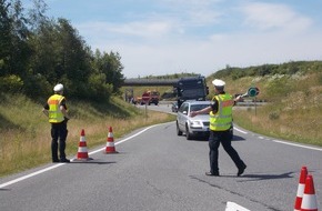 Polizeidirektion Bad Segeberg: POL-SE: Bad Segeberg - Großkontrolle der Autobahnpolizei auf der BAB 20 in Fahrtrichtung Lübeck