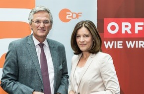 ZDF: ZDF und ORF präsentieren gemeinsam "Das #tvDuell zur Europawahl": Jean-Claude Juncker und Martin Schulz live am 8. Mai, 20.15 Uhr (FOTO)