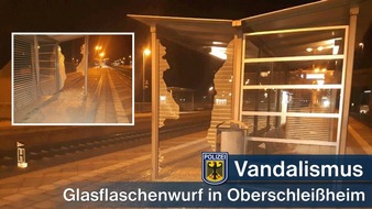 Bundespolizeidirektion München: Bundespolizeidirektion München: Vandalismus an S-Bahn-Haltepunkt / Bundespolizei sucht nach Verursacher einer Sachbeschädigung in Oberschleißheim