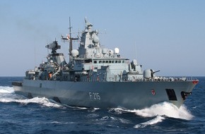 Presse- und Informationszentrum Marine: Fregatte "Brandenburg" läuft zu Atalanta aus - Deutschland stellt das Flaggschiff und übernimmt die Führung am Horn von Afrika (FOTO)