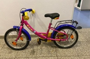 Polizeidirektion Trier: POL-PDTR: Fund Kinderfahrrad