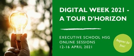 Universität St. Gallen: Digitalweek der ES-HSG mit â¯zehn Onlinesessions