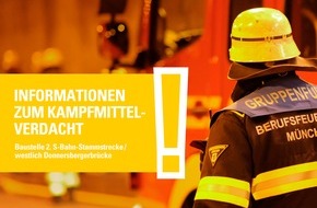 Feuerwehr München: FW-M: Kampfmittelverdacht (Neuhausen)