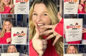 Musikagent JMS GmbH: Große Freude: Sechs mal Bestnote für Nadine Sieben beim Deutschen Rock und Pop Preis