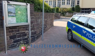 Polizeiinspektion Hameln-Pyrmont/Holzminden: POL-HM: Wieder Sachbeschädigung am Weserkai