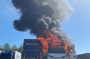 Polizeiinspektion Landstuhl: POL-PILAN: LKW ausgebrannt
