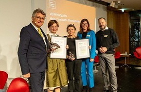 Heinz Sielmann Stiftung: PM Tierärztin Anita Idel und Unternehmerin Barbara Scheitz mit Heinz Sielmann-Ehrenpreis ausgezeichnet