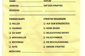 Bundespolizeiinspektion Weil am Rhein: BPOLI-WEIL: Falscher "Strafzettel" der Bundespolizei in Lörrach aufgetaucht