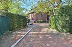 Feuerwehr Bocholt: FW Bocholt: Zimmerbrand am Stadtring