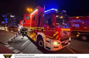 Feuerwehr München: FW-M: Aufwendige Löscharbeiten bei Dachstuhlbrand (Sendling)