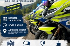 Kreispolizeibeh&ouml;rde Hochsauerlandkreis: POL-HSK: PoliTour der Polizei HSK: Gemeinsam unterwegs f&uuml;r mehr Sicherheit