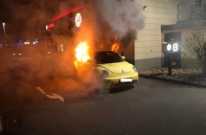 Polizeidirektion Pirmasens: POL-PDPS: Brand eines VW Beetle