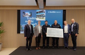 Koehler Group: Regional engagiert: Koehler-Gruppe fördert Jugendarbeit der Feuerwehr Willstätt