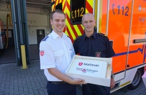 Feuerwehr Ratingen: FW Ratingen: Malteser verabschieden sich