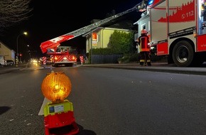 Feuerwehr Bergisch Gladbach: FW-GL: "Zeynep" verursacht Schäden im Stadtgebiet von Bergisch Gladbach