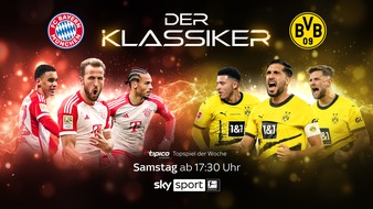 Sky Deutschland: Bayern München gegen Borussia Dortmund: der Klassiker am Samstag live und exklusiv bei Sky Sport