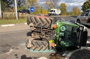 Polizeidirektion Neustadt/Weinstraße: POL-PDNW: Glück im Unglück