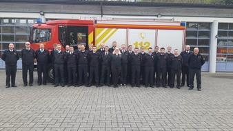 Feuerwehr Drolshagen: FW Drolshagen: Lehrgang "Maschinist für Löschfahrzeuge" der Feuerwehren im Kreis Olpe erfolgreich abgeschlossen
