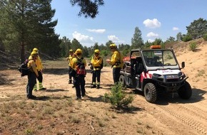 @fire Internationaler Katastrophenschutz Deutschland e.V.: 28 Waldbrandspezialisten in Brandenburg ausgebildet