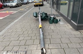 Polizeipräsidium Westpfalz: POL-PPWP: Vorsicht, Ampel fällt!