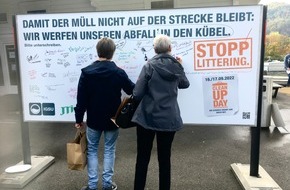 IG saubere Umwelt IGSU: Medienmitteilung: «Müllhalde A1: Mit Unterschriften gegen Littering»