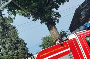 Feuerwehr Dinslaken: FW Dinslaken: Mehrere unwetterbedingte Einsätze im Stadtgebiet Dinslaken