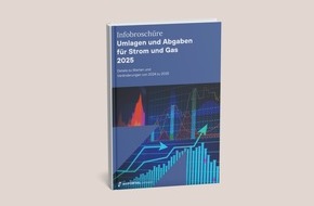 enPORTAL GmbH: Umlagen und Abgaben für Strom und Gas im Jahr 2025 - Plattformen übernehmen automatisch die Aktualisierung der Daten