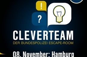 Bundespolizeidirektion Hannover: BPOLD-H: Ermitteln wie ein Bundespolizist - der mobile Escape-Room der Bundespolizei macht Halt in Hamburg